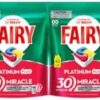 Fairy Platinum Plus Lemon Dishwasher Tablets 168 Pack Value Bundle (42 Pack x 4)