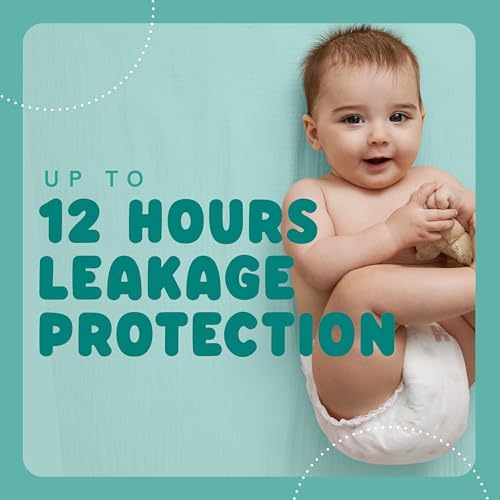 Huggies Skin Protect Newborn Nappies Size 1 (up to 5kg) 216 Count - One Month Supply (Packaging May Vary)