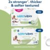 WaterWipes Sensitive+ Baby & Toddler Wipes, 720 Count (12 Packs), 3-In-1 Cleans, Cares, Protects, 99.9% Water, Textured Clean, Unscented