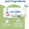 WaterWipes Sensitive+ Baby & Toddler Wipes, 720 Count (12 Packs), 3-In-1 Cleans, Cares, Protects, 99.9% Water, Textured Clean, Unscented