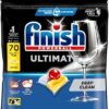 Finish Ultimate Dishwashing Tablets Lemon 70 Pack