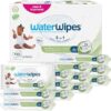 WaterWipes Sensitive+ Baby & Toddler Wipes, 720 Count (12 Packs), 3-In-1 Cleans, Cares, Protects, 99.9% Water, Textured Clean, Unscented
