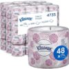 Kleenex Toilet Tissue (4735), 2 Ply Toilet Paper, 48 Toilet Rolls/Case, 400 Sheets/Roll (19,200 Sheets)